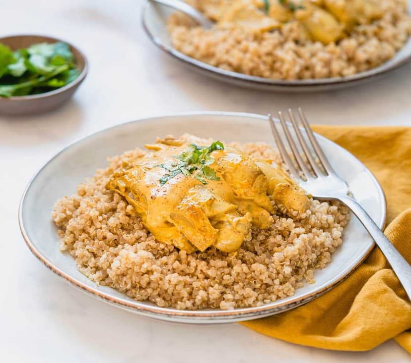 Endives braisées au lait de coco et curry